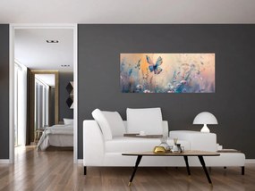 Kép - Rét pillangóval II (120x50 cm)