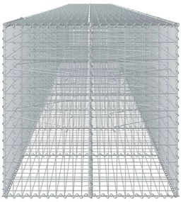 horganyzott vas gabion kosár fedéllel 1200 x 100 x 100 cm