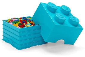 Azúrkék négyszögletes tárolódoboz - LEGO®