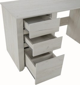 PC asztal typ 80, fehér craft, ANGEL