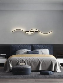 Lineáris Fali Lámpa Led Fali Lámpa Fekete 100CM 3000K-6500K Modern