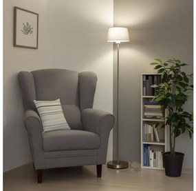 Brilagi - LED állólámpa CERIA 1xE27/40W/230V Ø 25 cm szürke/matt króm