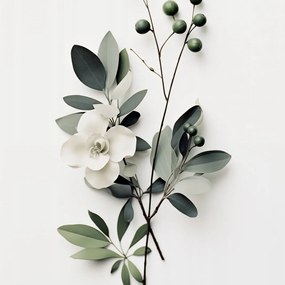 Poszter 80x80cm Papírvirág