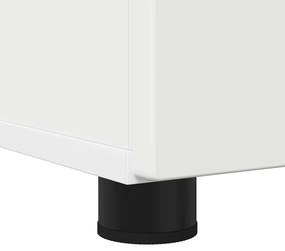 Fürdőszoba Székény polcokkal Fehér 60 x 35 x 80 cm Faanyag