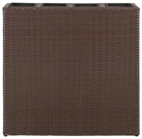 2 darab barna polyrattan kerti magaságyás 4 kaspóval