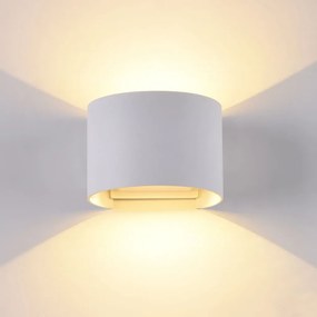 MAYTONI O573WL-L6W FULTON Modern Kültéri Fali Lámpa Fehér LED IP54