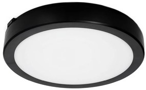 LED Fürdőszobai mennyezeti lámpa érzékelővel NAIROS LED/18W/230V IP65 fekete + távirányító