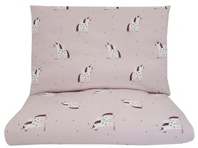 EKO - Pamut muszlin ágynemű a kiságyhoz UNICORN 2 részes KPO-07-2-UNICORN