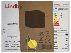 Lindby Lindby - LED Fali lámpa QUASO LED/4W/230V LW0654
