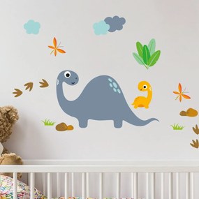 Cute Dinosaurus Stickers gyerek falmatrica - Ambiance