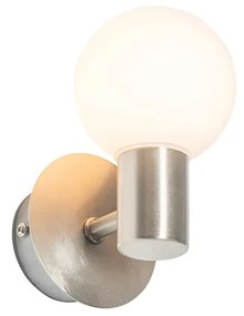 Modern fali lámpa acél IP44 - Cederic Up