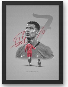 Poszter Cristiano Ronaldo CR7 Portugália A4-es méret