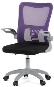 Gyerek forgószék lila hálós háttámlával. KA-K2008 PUR