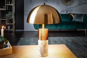 BURLESQUE arany fém asztali lámpa