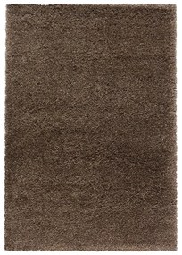 Sötétbarna szőnyeg 60x110 cm Fluffy – Ayyildiz Carpets