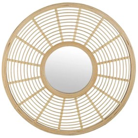 Eglo 425029 - MITSUKE falitükör, 55 cm átmérő, bambusz