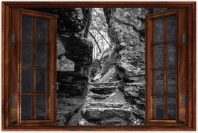 Poszterek 120x80 Lépcsők Hegyek Sziklák