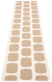 Bézs-krémszínű kültéri-beltéri futószőnyeg 70x300 cm Sten Light Nougat – Pappelina