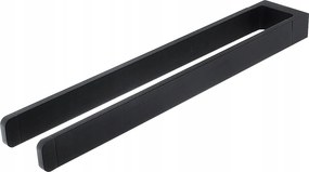 Nimco Maya fekete dupla törölközőtartó mosdóhoz 37 cm Mac 29098-90_