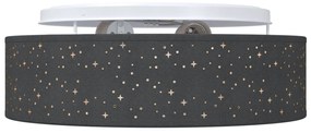 Mennyezeti lámpák csillagos lámpaernyővel Fekete Ø 38 cm Textil E27