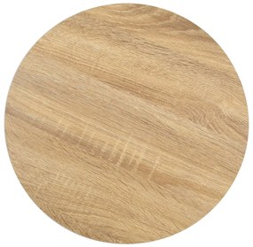 Világosbarna MDF bisztróasztal 40 cm