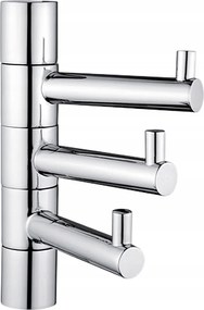 Nimco Bormo fürdőszobai törölközőtartó, 3 akasztós, forgó, Br 11099-3-26_