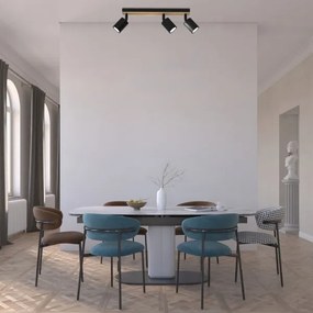 Spotlámpa TERRA 3xGU10/8W/230V fekete/tölgy