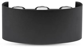 LED Kültéri fali lámpa 6xLED/6W/230V IP54 3000K fekete