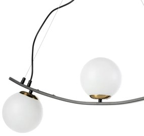 ONLI - Csillár zsinóron TRIO 3xE14/6W/230V fekete