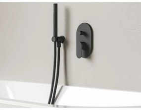 Ravak X070466 - Falba építhető zuhanycsaptelep CHROME fekete