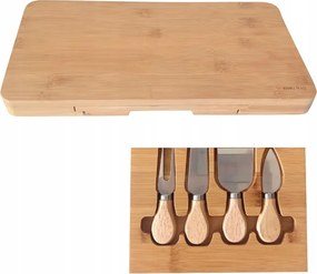 Bambusz deszka sajtokhoz Kinghoff Kh 1567 40x19.5