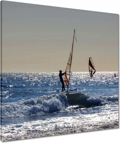 Vászonkép 60x60 Szörfözés Atlanti-óceán Víz