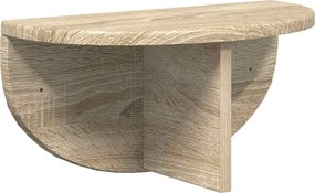 vidaXL Falpolc Falra szerelhető Sonoma tölgy 38 x 19 x 19 cm Faanyag