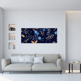 Kép - Őszi virágok (120x50 cm)