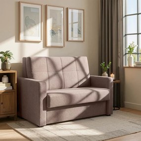 Kétszemélyes ágyazható kanapé bézs színben MILAN 2