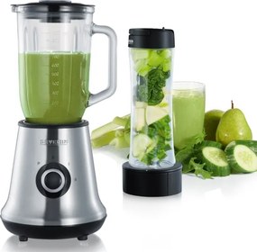 Severin SM 3737 - Asztali turmixgép 1 l 500W/230V rozsdamentes acél/fekete