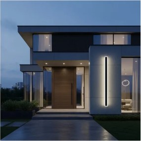 LED kültéri fali lámpa MIRANA S LED/25W/230V 4000K IP44 120 cm fekete