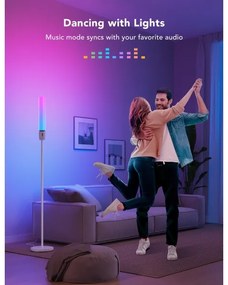 Govee - LED Dimmelhető állólámpa CYLINDER SMART RGBICWW 2200-6500K