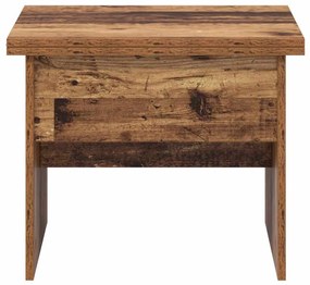 vidaXL Dohányzóasztal Öreg fa 55 x 54,5 x 45 cm Faanyag