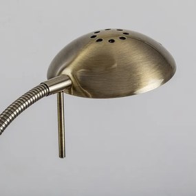 Brilagi - Fényerőszabályozható állólámpa SCARLETT 1xR7s/230W/230V + 1xG9/40W bronz színű