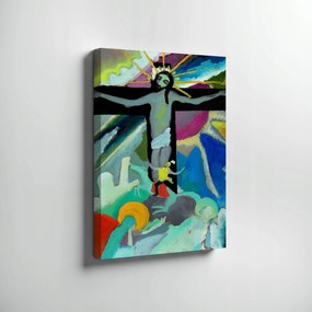 Kandinszkij "krisztus Keresztre Feszítve" vászonkép 1911. 70x50cm