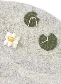 Világosszürke pamut gyerek játszószőnyeg 130x170 cm Swan Lake – Lorena Canals