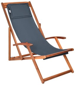 SIENA kerti nyugágy, 65x87x102cm, antracit Jurhan