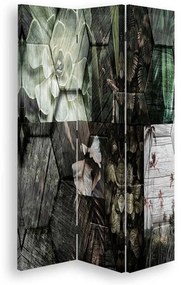 Gario Paraván Diszkrét minta Méret: 110 x 170 cm, Kivitelezés: Forgó paraván 360°