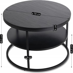 Asztal fekete színben BEST