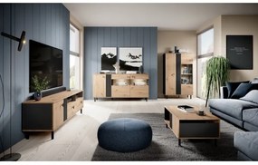 TV állvány BADIA tölgy/antracit színben