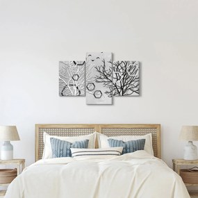 Absztrakt kép a fák (90x60 cm)