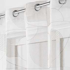 Fehér átlátszó függöny 140x280 cm Esquisse – douceur d'intérieur