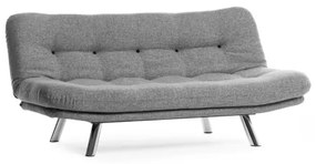 BINA kétszemélyes kinyitható kanapé – világosszürke