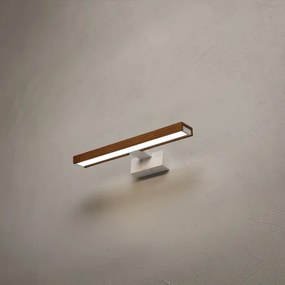 Brilagi - LED fürdőszobai tükörvilágítás 3 az 1-ben WOODY MIRROR LED/8W/230V IP44 fehér/tölgy cseresznye